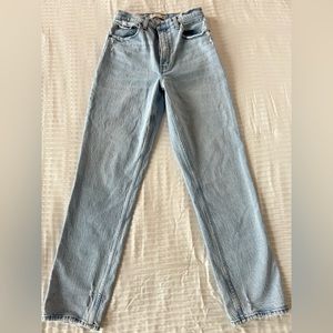 Abercrombie & Fitch The 90s straight ultra high rise jeans, curve love